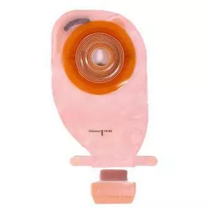 Assura 1-Piece Drainable Pouch Precut Convex 1-1/8", Transparent