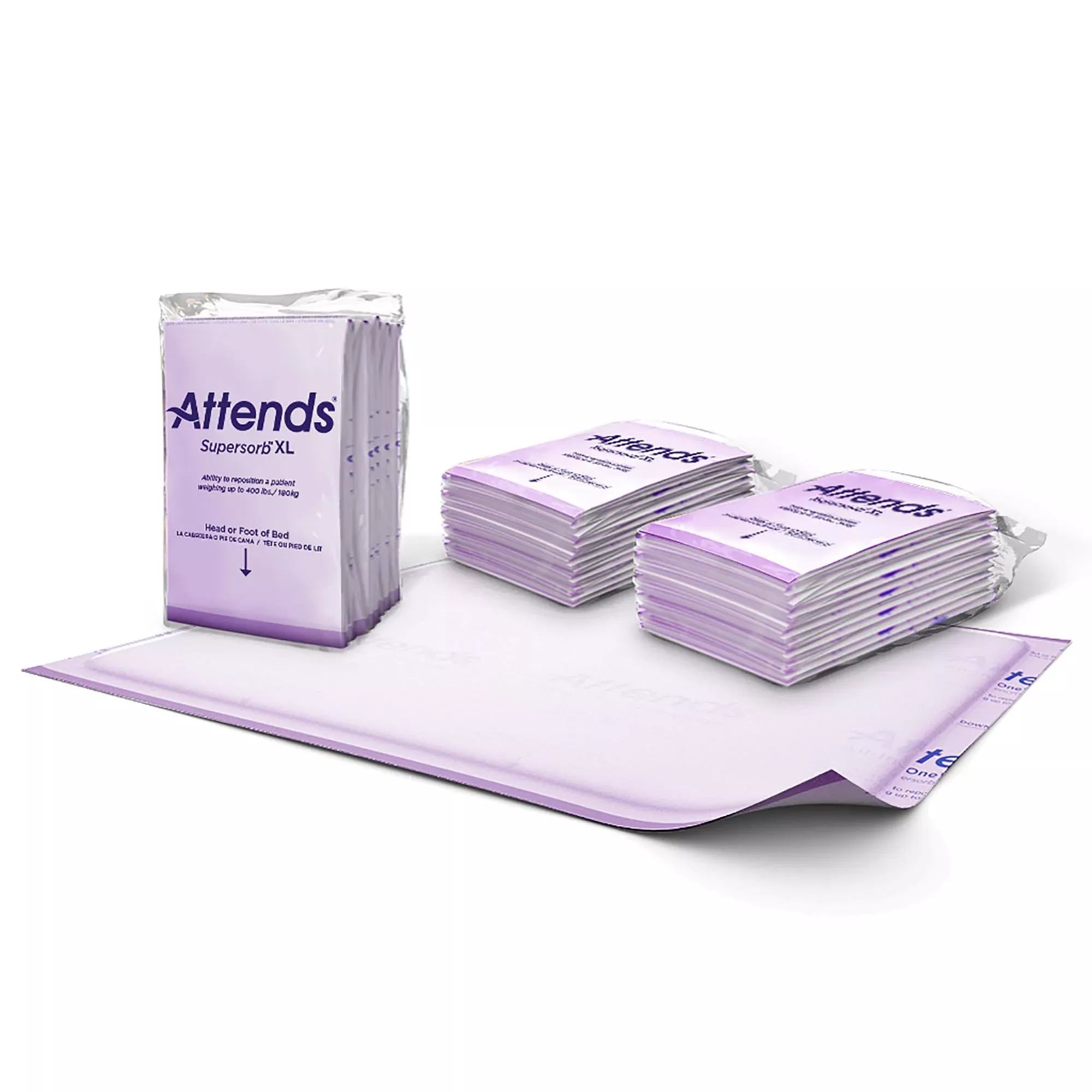 Attends Supersorb™ Bariatric XL Premium Underpad, 36 x 51 Inch