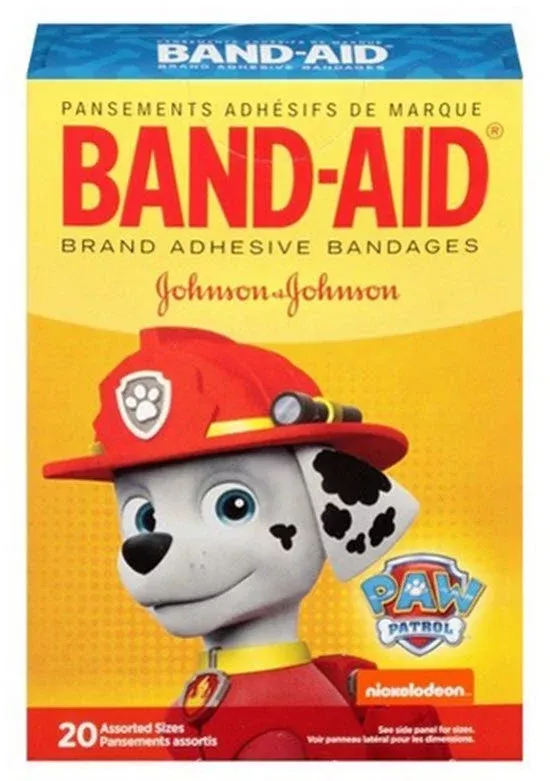 Band Aid Kid Design (Paw Patrol) Adhesive Strips