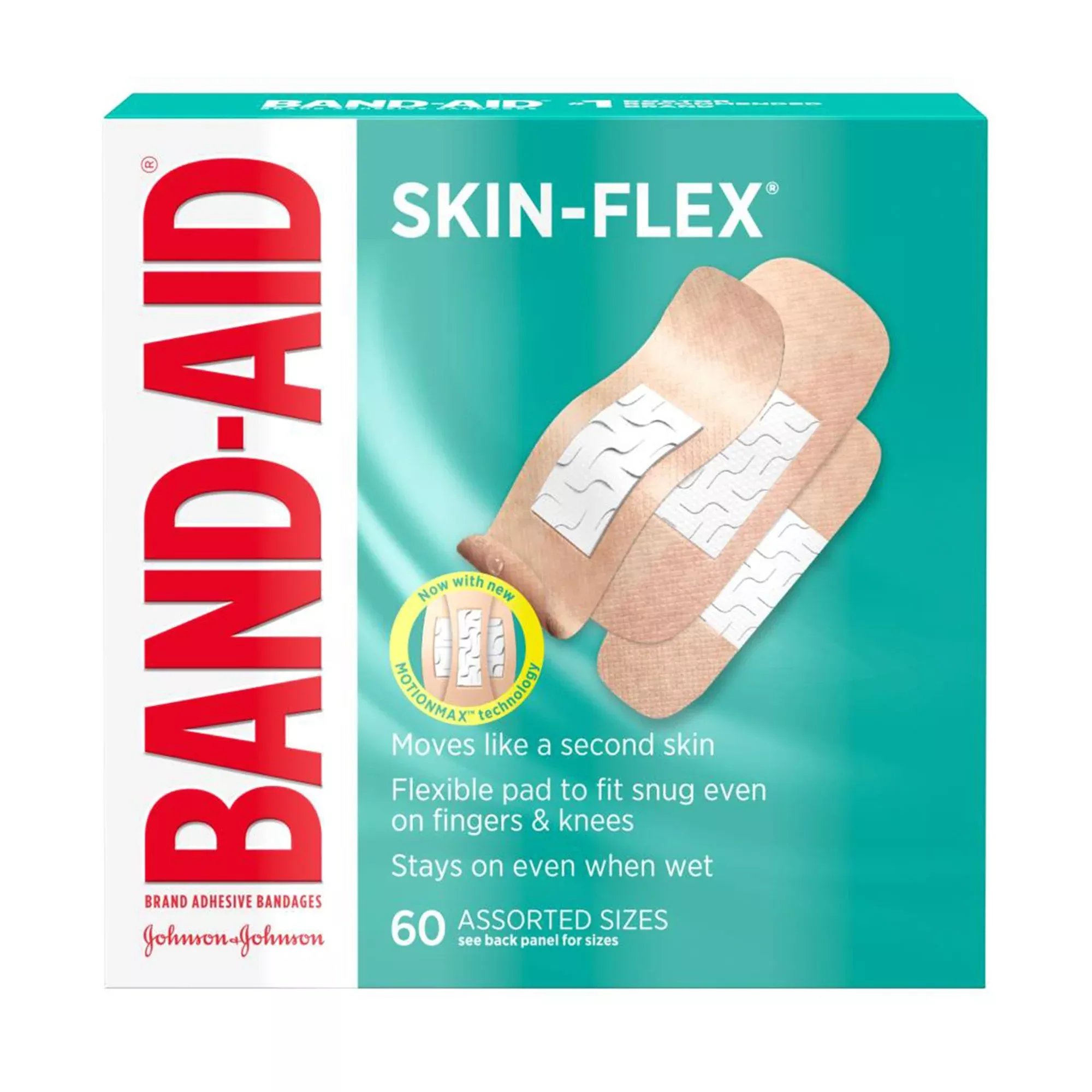 Band-Aid Skin-Flex Adhesive Strip, Assorted Sizes