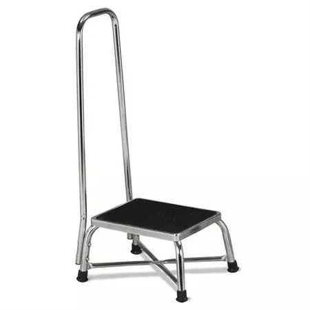 Bariatric Step Stool with Handrail Bariatric Step Stool with Handrail • 11.25"W x 14.25"D x 36"H ,1 Each