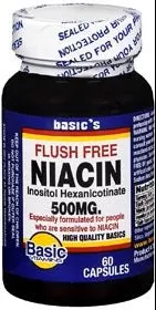 Basic's Flush Free Niacin / Inositol Dietary Supplement