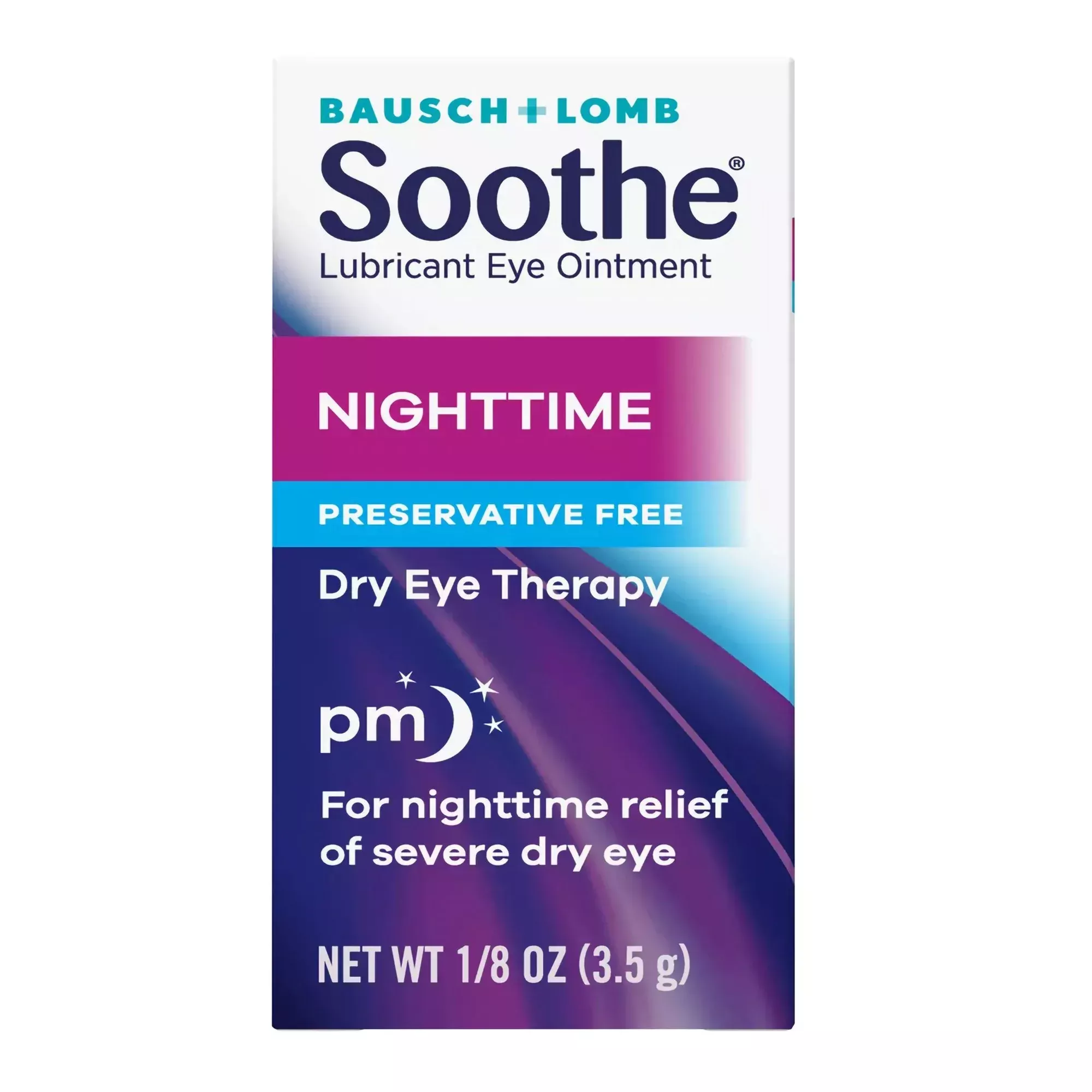 Bausch + Lomb Soothe Lubricant Eye Ointment Nighttime Dry Eye Therapy