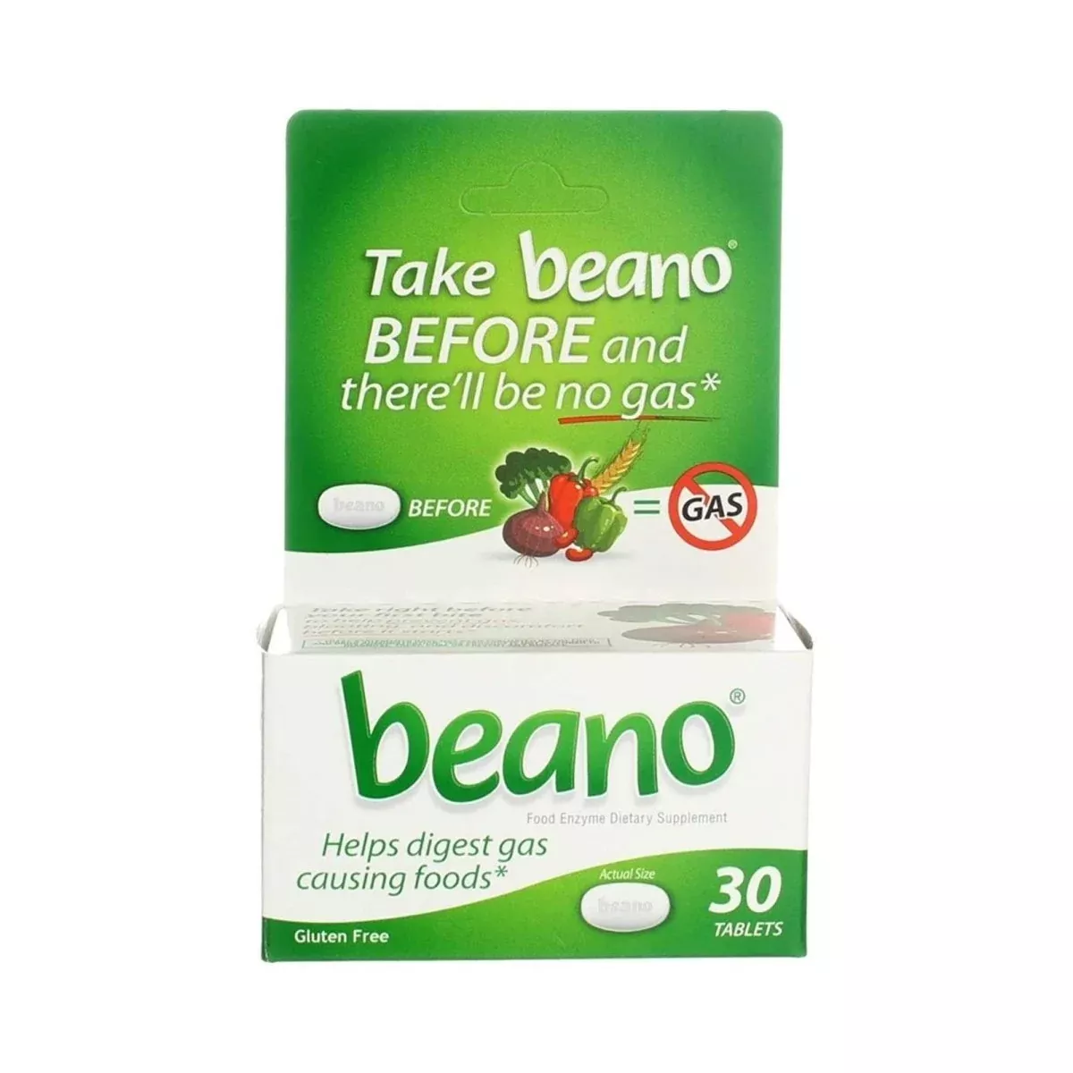 Beano Alpha Galactosidase Enzyme Gas Relief