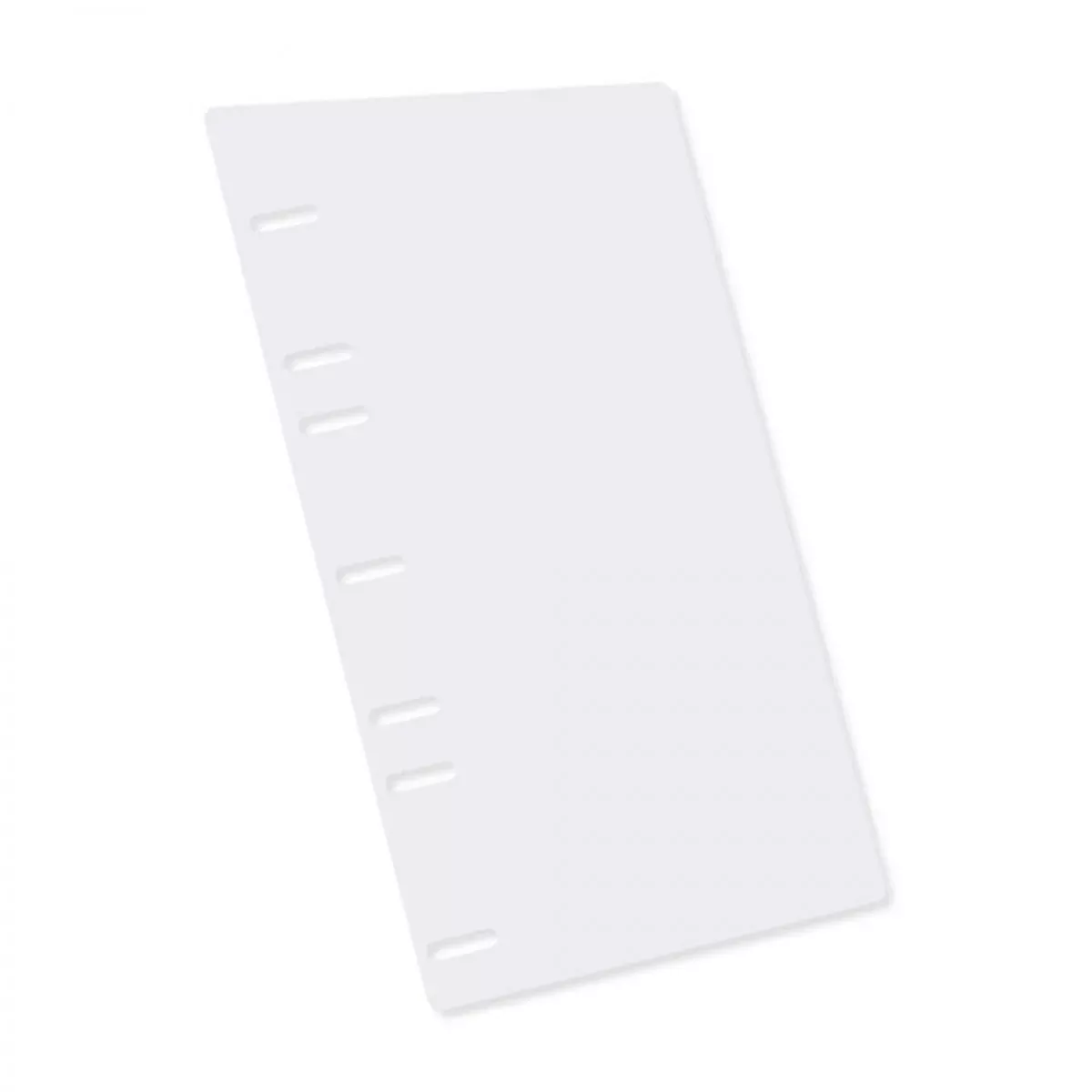 Binder Accessory Sheet Lifter 1/2 Page Side Open 5 Hole White 5" X 11" - 2 Per Set