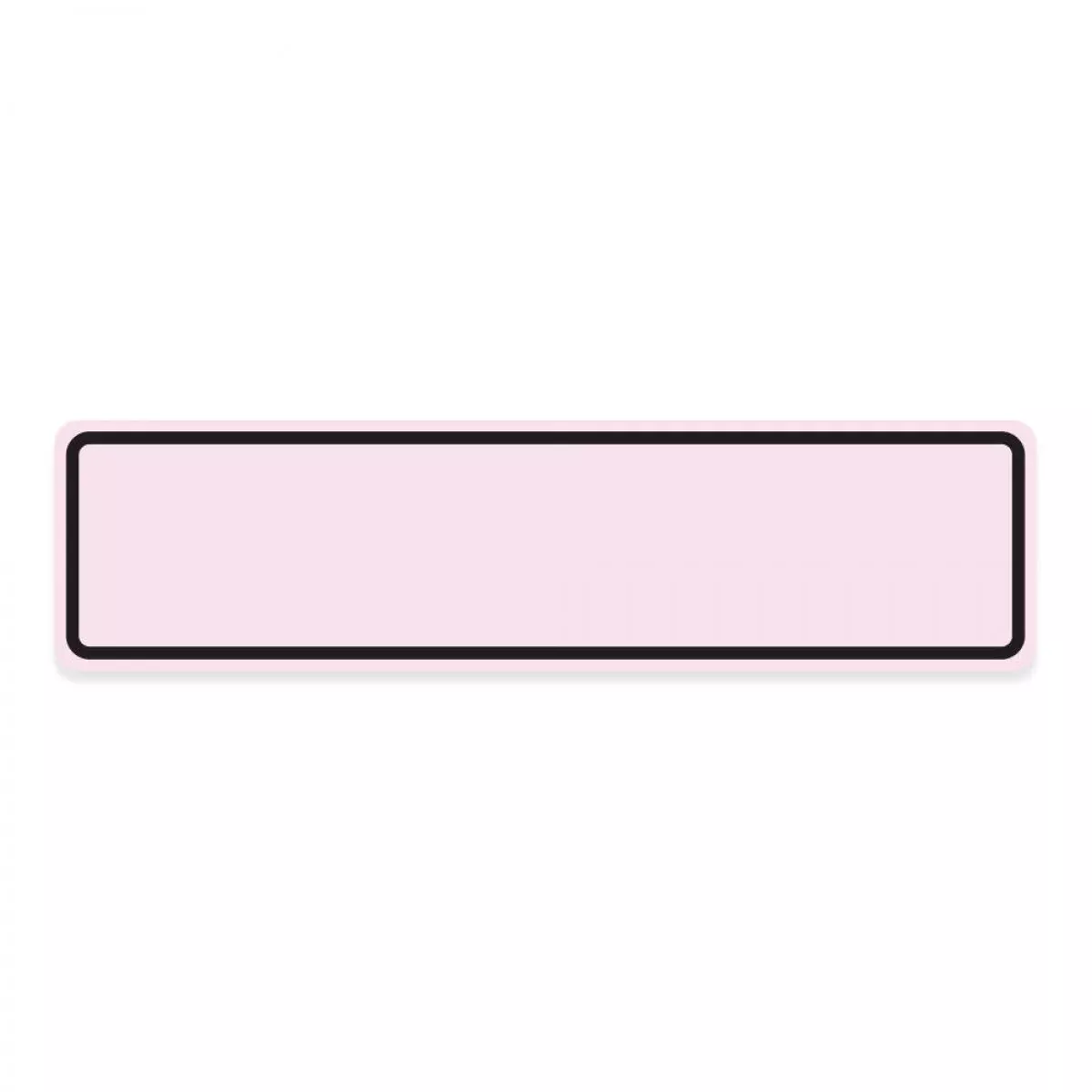 Binder/Chart Label Paper Removable 1" Core 5 3/8" X 1 3/8" Pink 200 Per Roll