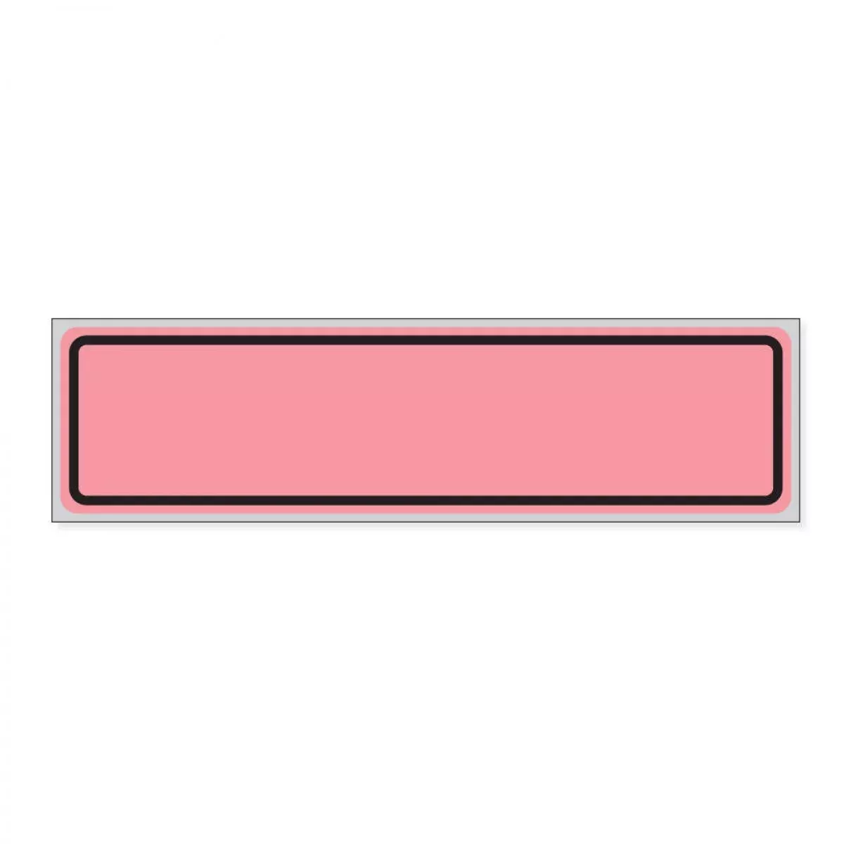 Binder/Chart Label Paper Removable 1" Core 5 3/8" X 1 3/8" Rose 200 Per Roll