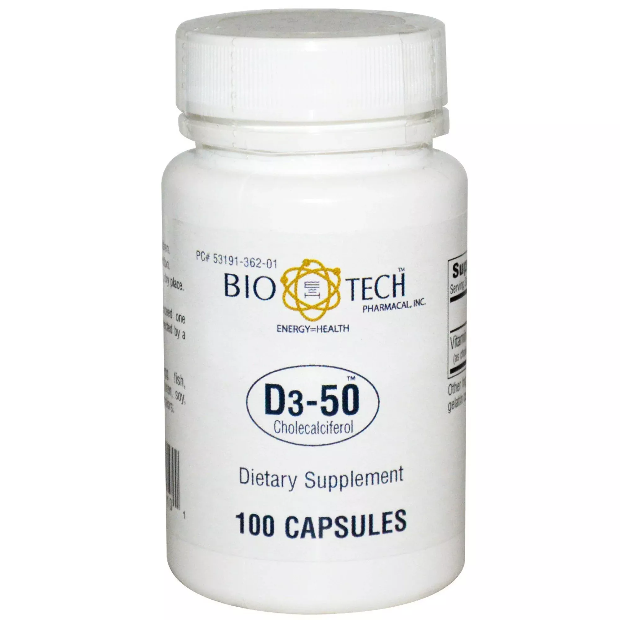 Bio Tech Vitamin D3 50 Supplement