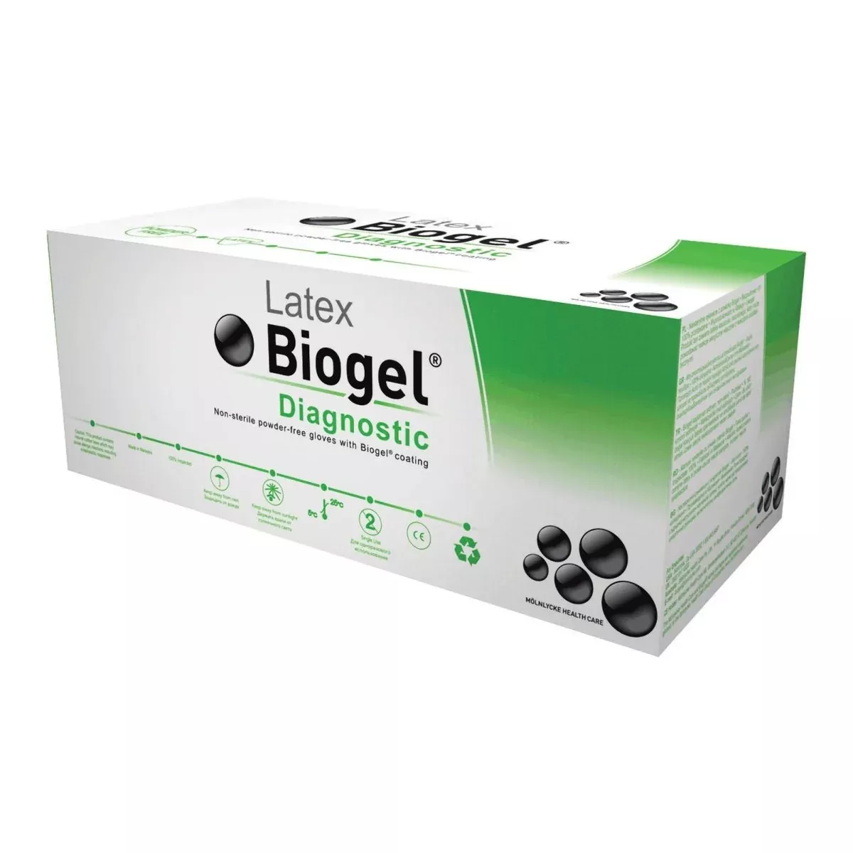 Biogel Diagnostic Extended Cuff Length Exam Gloves