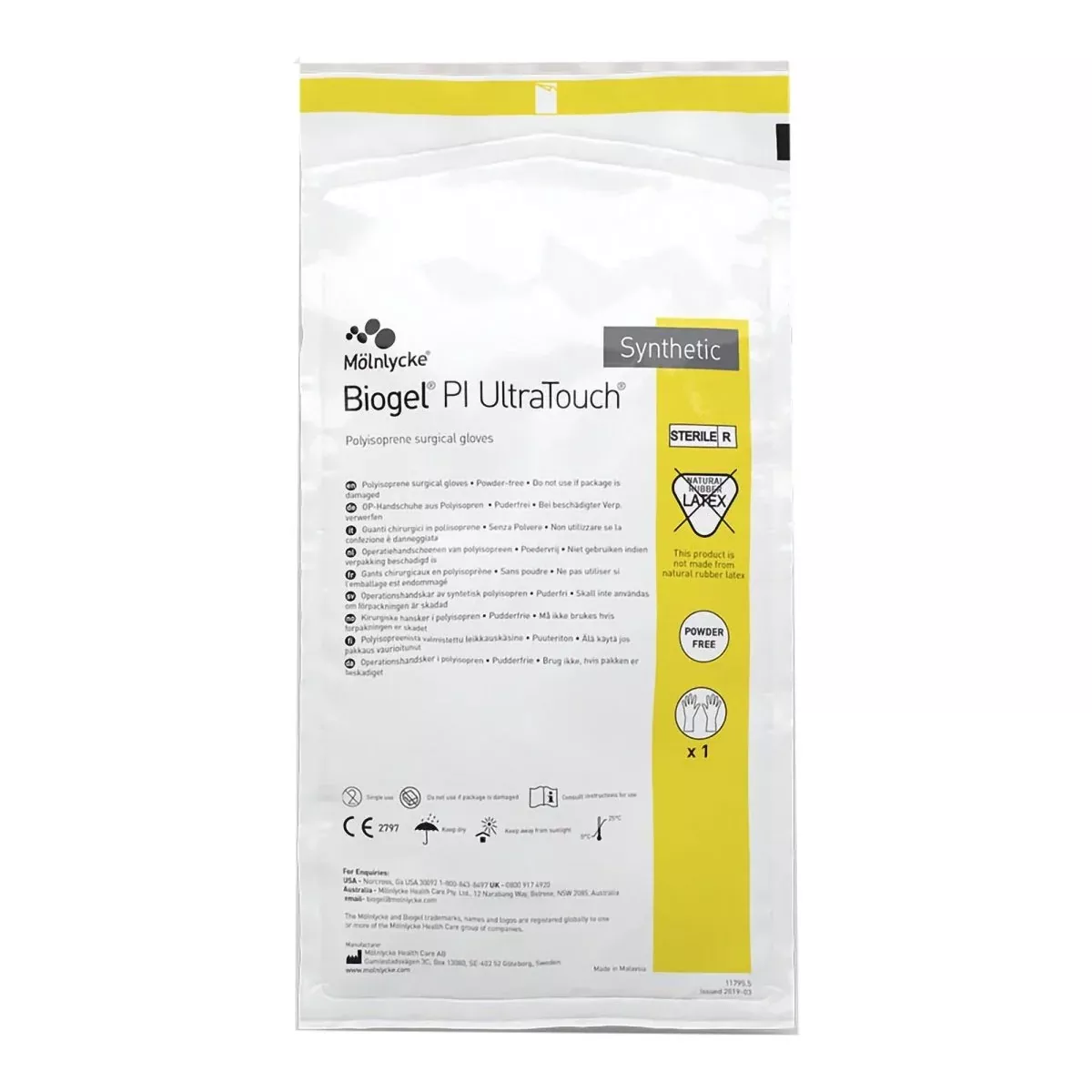 Biogel PI Ultratouch Polyisoprene Surgical Gloves