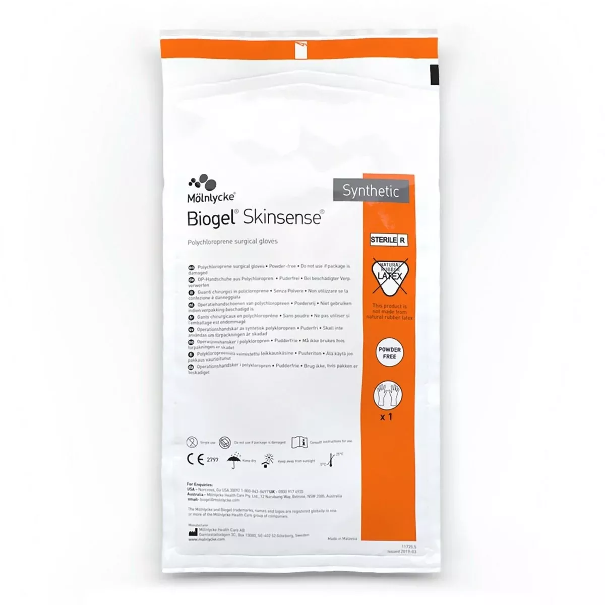 Biogel Skinsense Polyisoprene Surgical Gloves