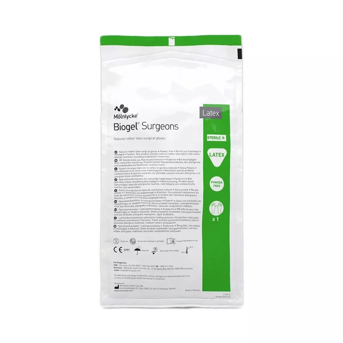 Biogel Surgeons Latex Surgical Gloves