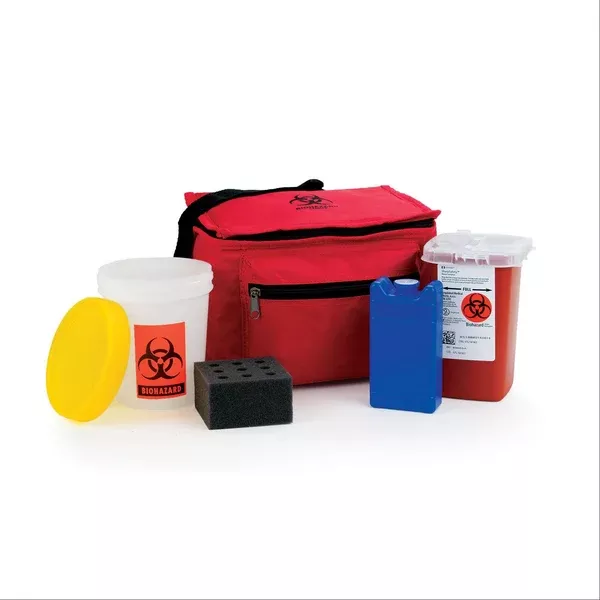 Blood Sample Needle Disposal System Blood Sample/Needle Disposal System ,1 Each