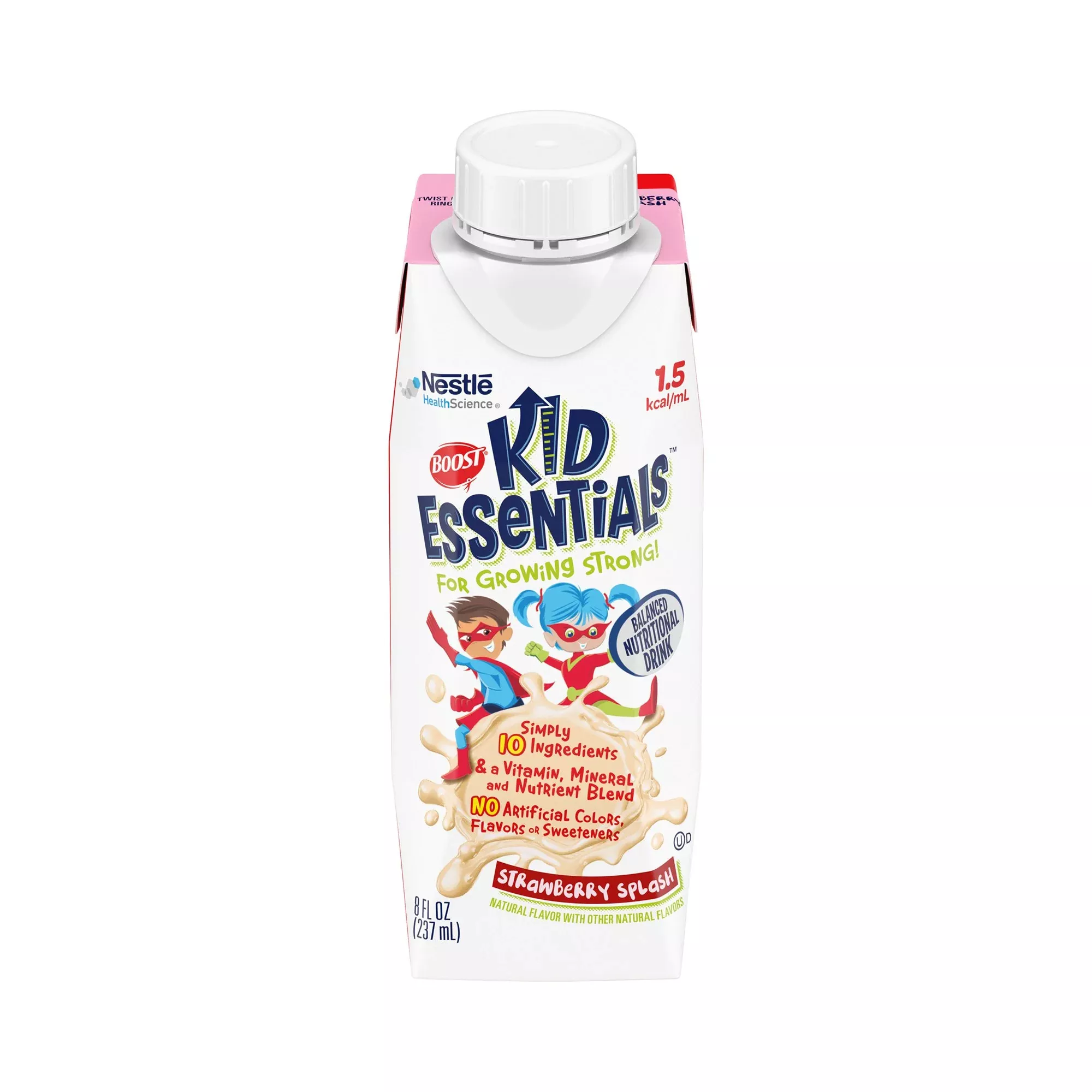Boost Kid Essentials™ 1.5 Balanced Nutritional Drink, Strawberry, 8-oz. carton