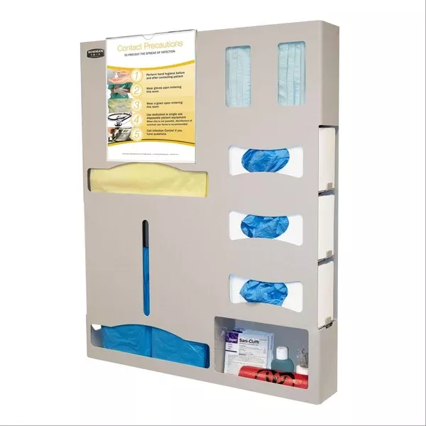Bowman ABS Double Gown Isolation Station Bowman ABS Double Gown Isolation Station • 25.15"W x 4.75"D x 30.75"H ,1 Each