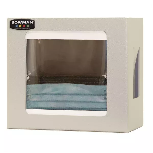 Bowman ABS Face Shield Dispenser ABS • 9.75"W x 4.75"D x 8.63"H ,1 Each