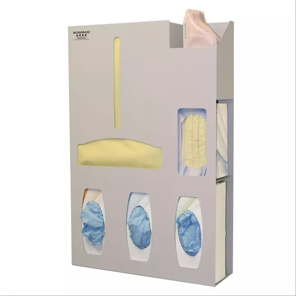 Bowman ABS Isolation Station with Wipe Holder Bowman ABS Isolation Station with Wipe Holder • 16.75"W x 4.75"D x 25.63"H ,1 Each