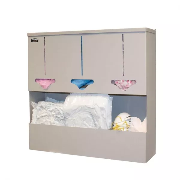 Bowman ABS Triple Bulk and Large Shelf Station Bowman ABS Triple Bulk and Large Shelf Station • 32.43"W x 7.96"D x 30.13"H ,1 Each