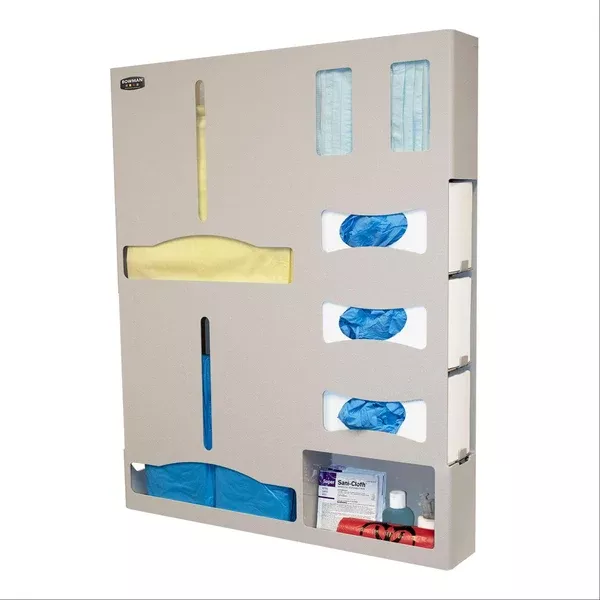 Bowman ADA ABS Double Gown Isolation Station Bowman ADA ABS Double Gown Isolation Station • 25.11"W x 4"D x 30.75"H ,1 Each