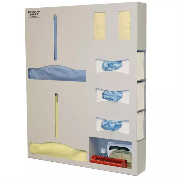Bowman ADA Aluminum Double Gown Isolation Station Bowman ADA Aluminum Double Gown Isolation Station • 25.05"W x 4"D x 30.7"H ,1 Each