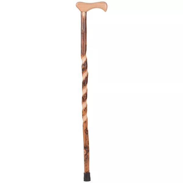 Brazos Walking Sticks Twisted Hickory Walking Cane AM-502-3000-0226