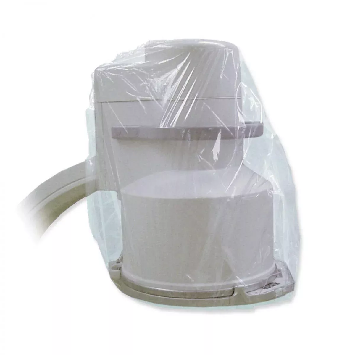 C-Arm Cover Sterile Contoured Band Bag Clear Plastic 18" D - 100 Per Case