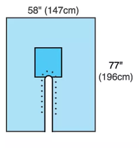 Cardinal Health Sterile Split Orthopedic Drape