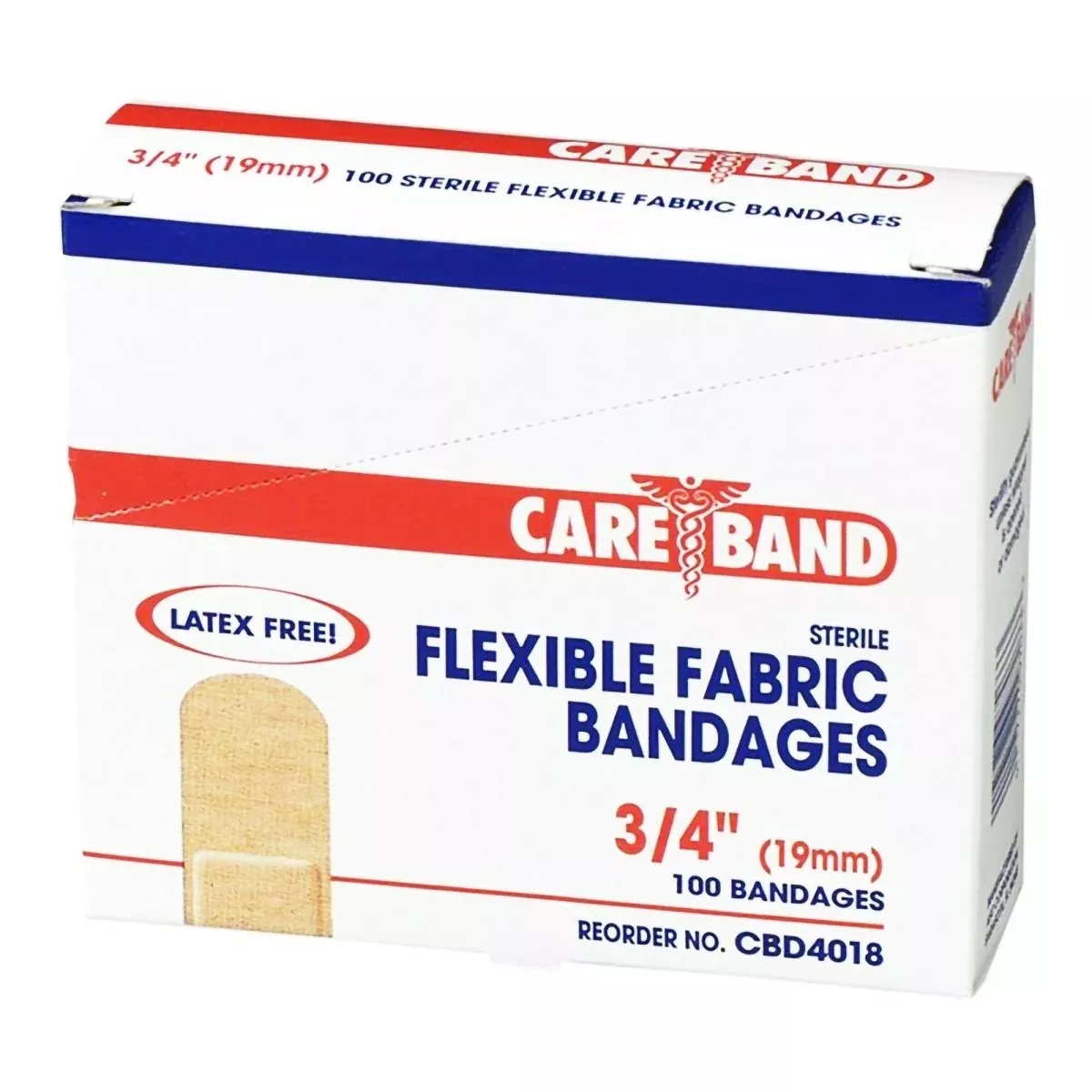 Careband Tan Fabric Adhesive Strips