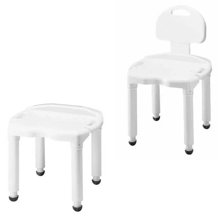 Carex Universal Bath Chair/Shower Stool with Adjustable Legs