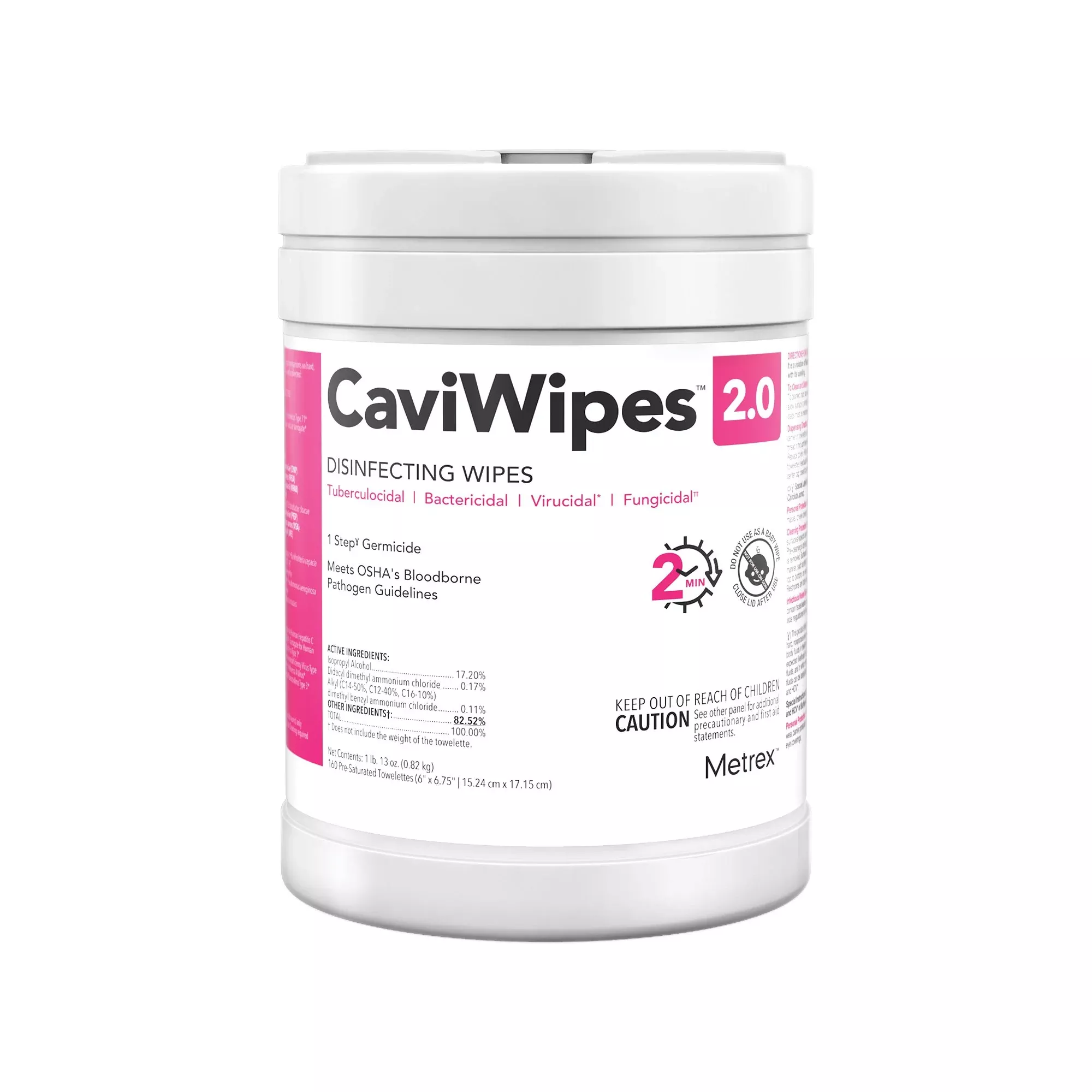 CaviWipes™ 2.0 Disinfecting Wipes, 160 ct.