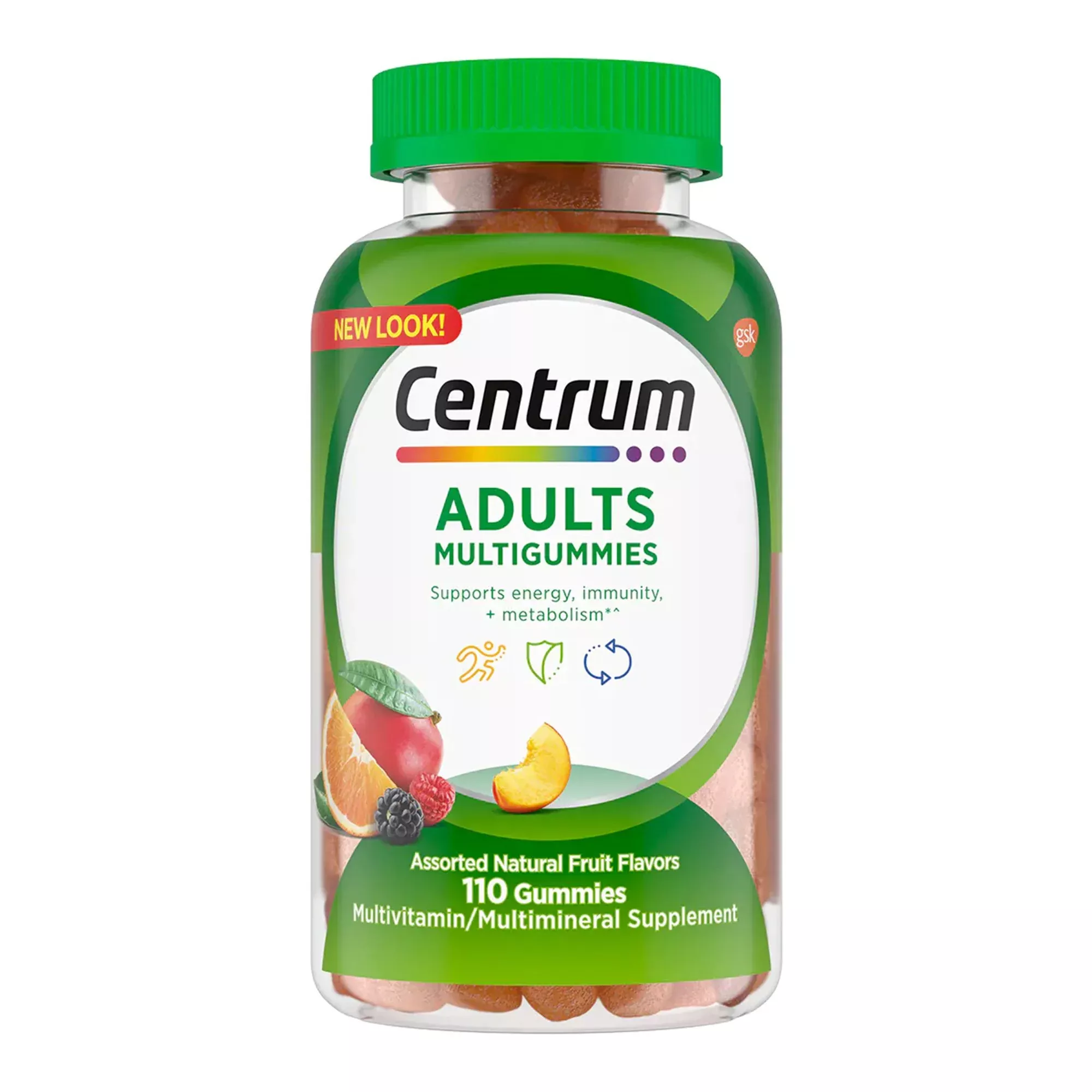 Centrum MultiGummies Adults Assorted Natural Fruit Flavors