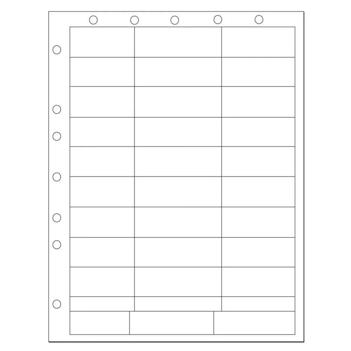 Chart Labels Laser Portrait, Premium, With Holes, Multiple Size Labels X White - 33 Lbls Per Sheet, 4 Pks Of 250 Sheets Per Case