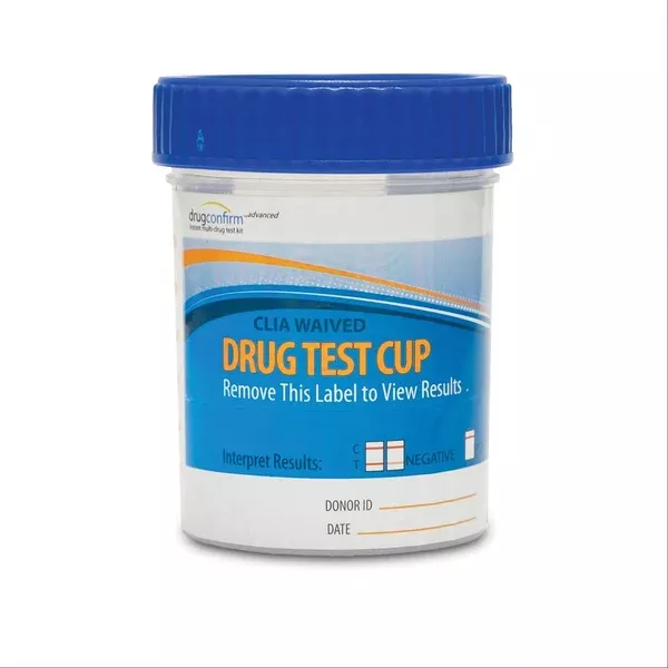 CLIA-Waived DrugConfirm Advanced Urine Cups 10 Panel ,Pack oF 25