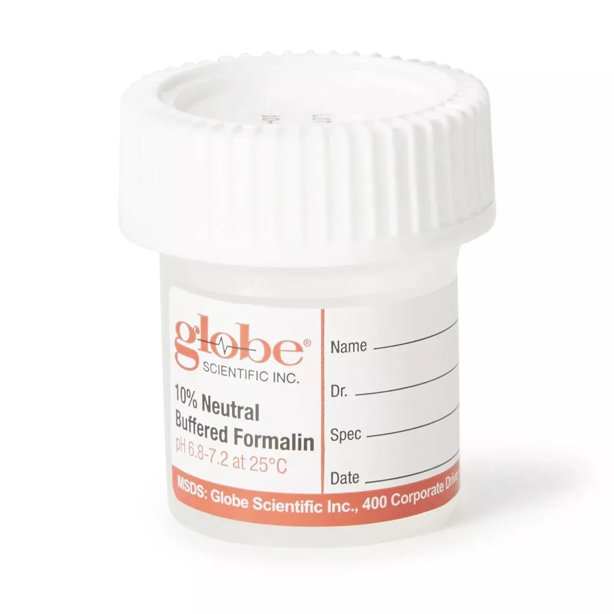 Click It Prefilled Formalin Container