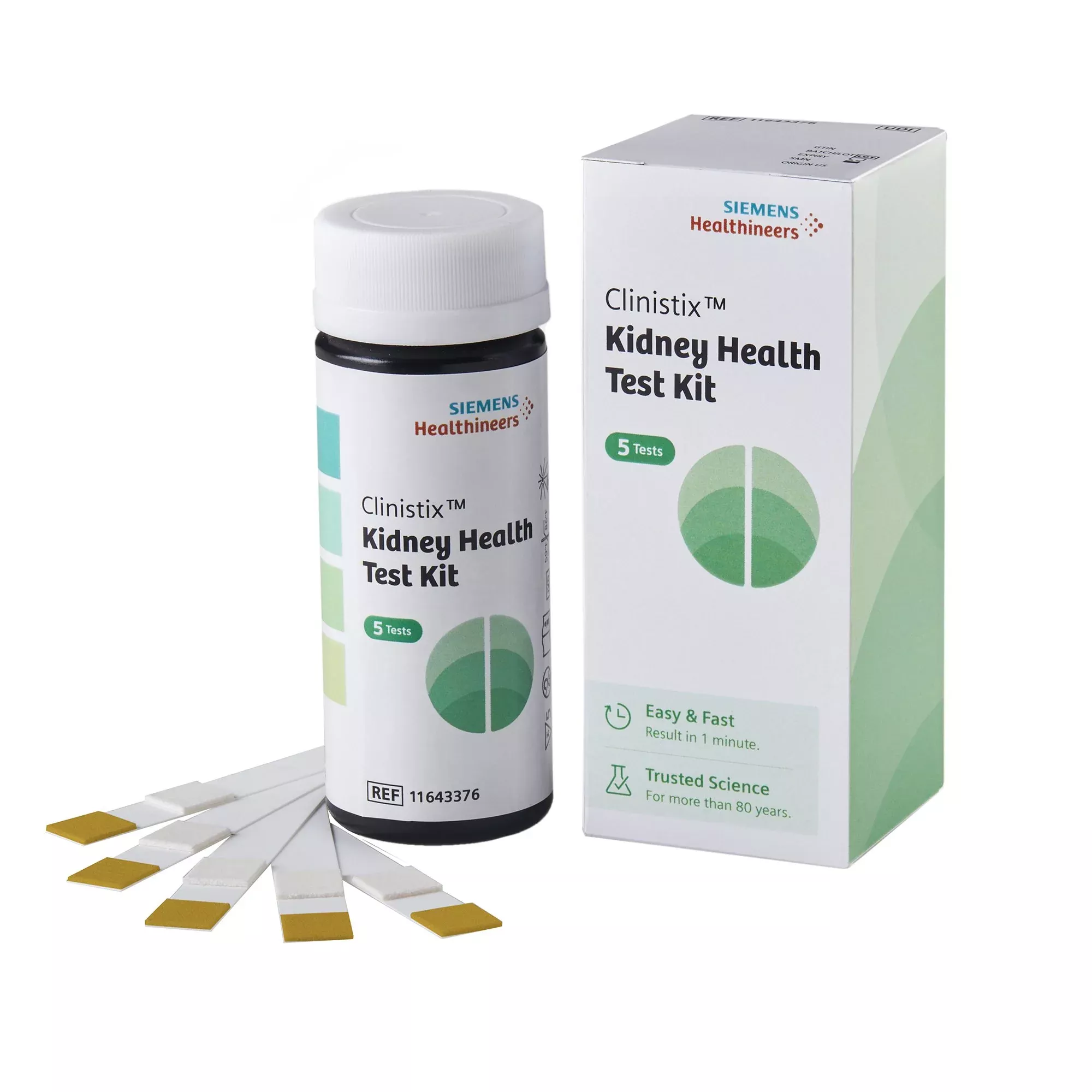 Clinistix™ Kidney Health Test Kit, Urine Test Strips, Five Tests