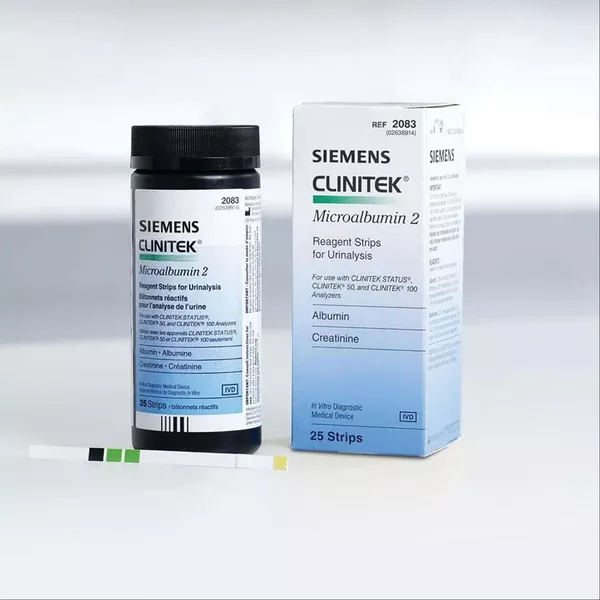 CLINITEK Microalbumin Test CLINITEK Microalbumin Test Strips • CLIA Waived ,Pack oF 25
