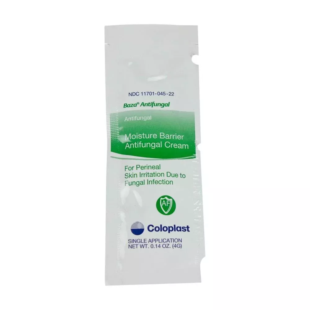 Coloplast Baza Cream Antifungal Barrier, 4 g Single Application Packet