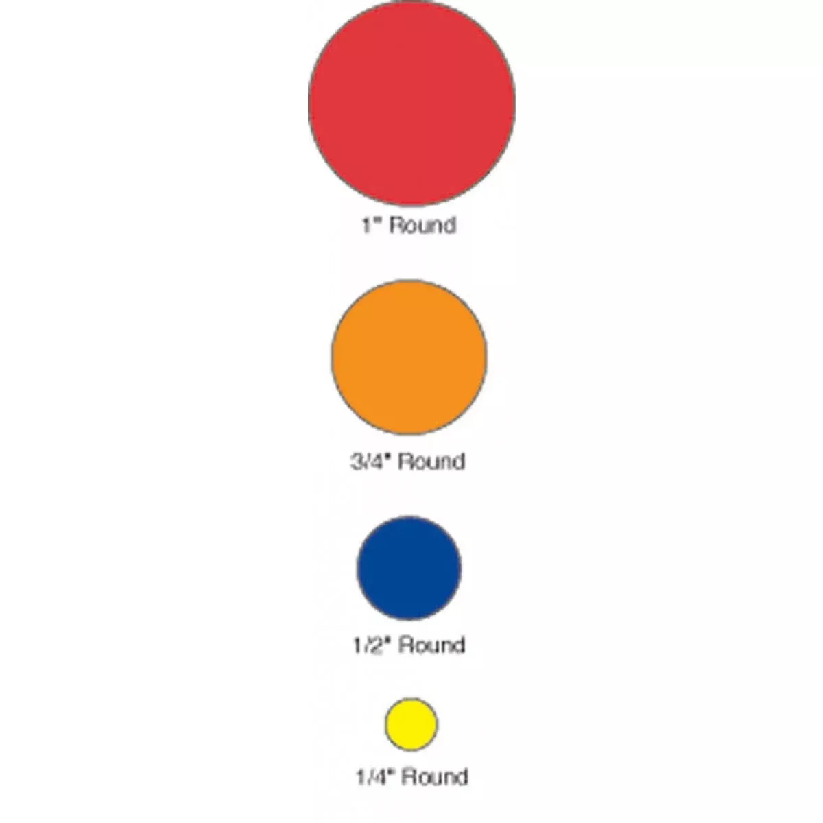 Color Code Label Circle X 1" Circle Purple Paper Permanent 1000 Per Roll
