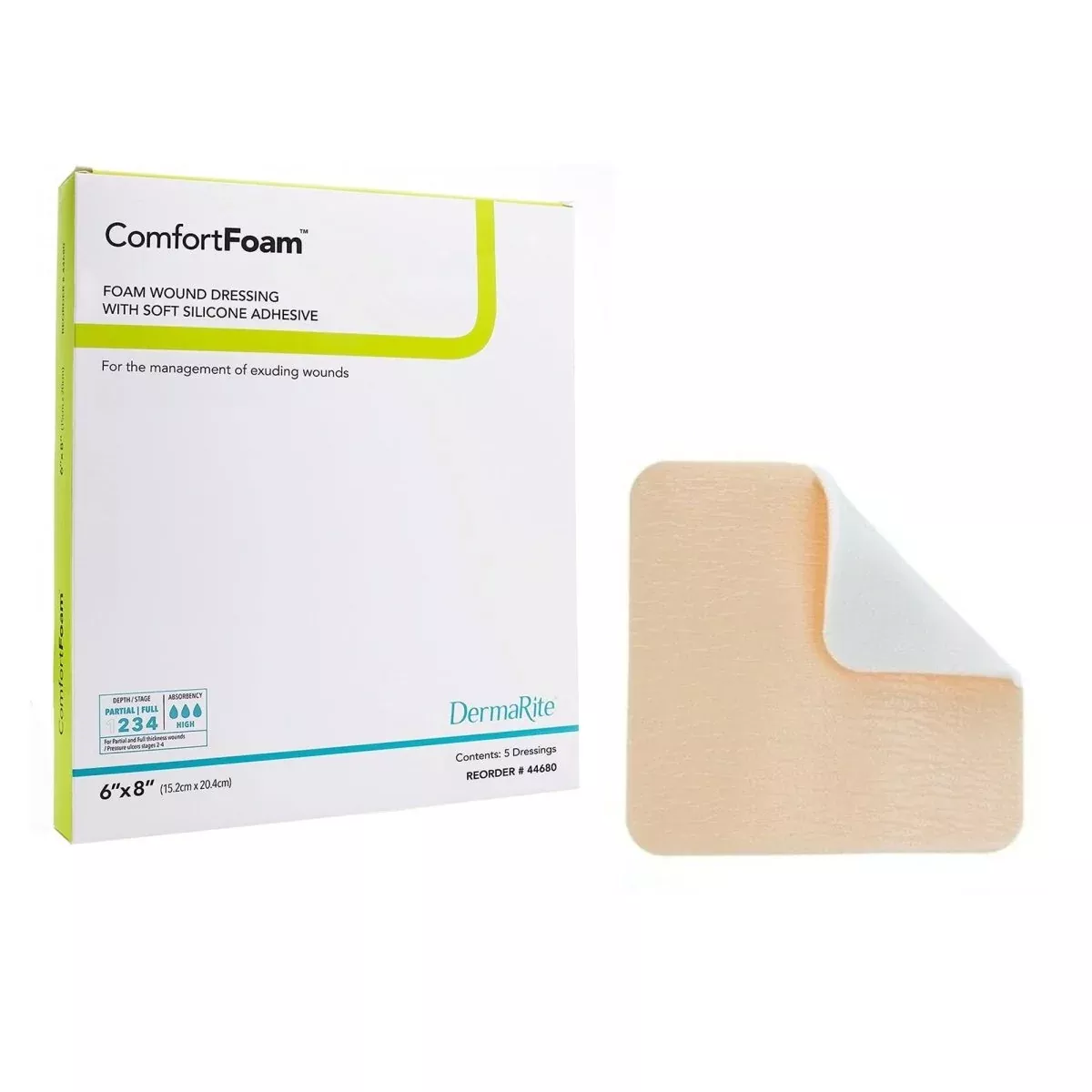 Comfortfoam Silicone Foam Dressing