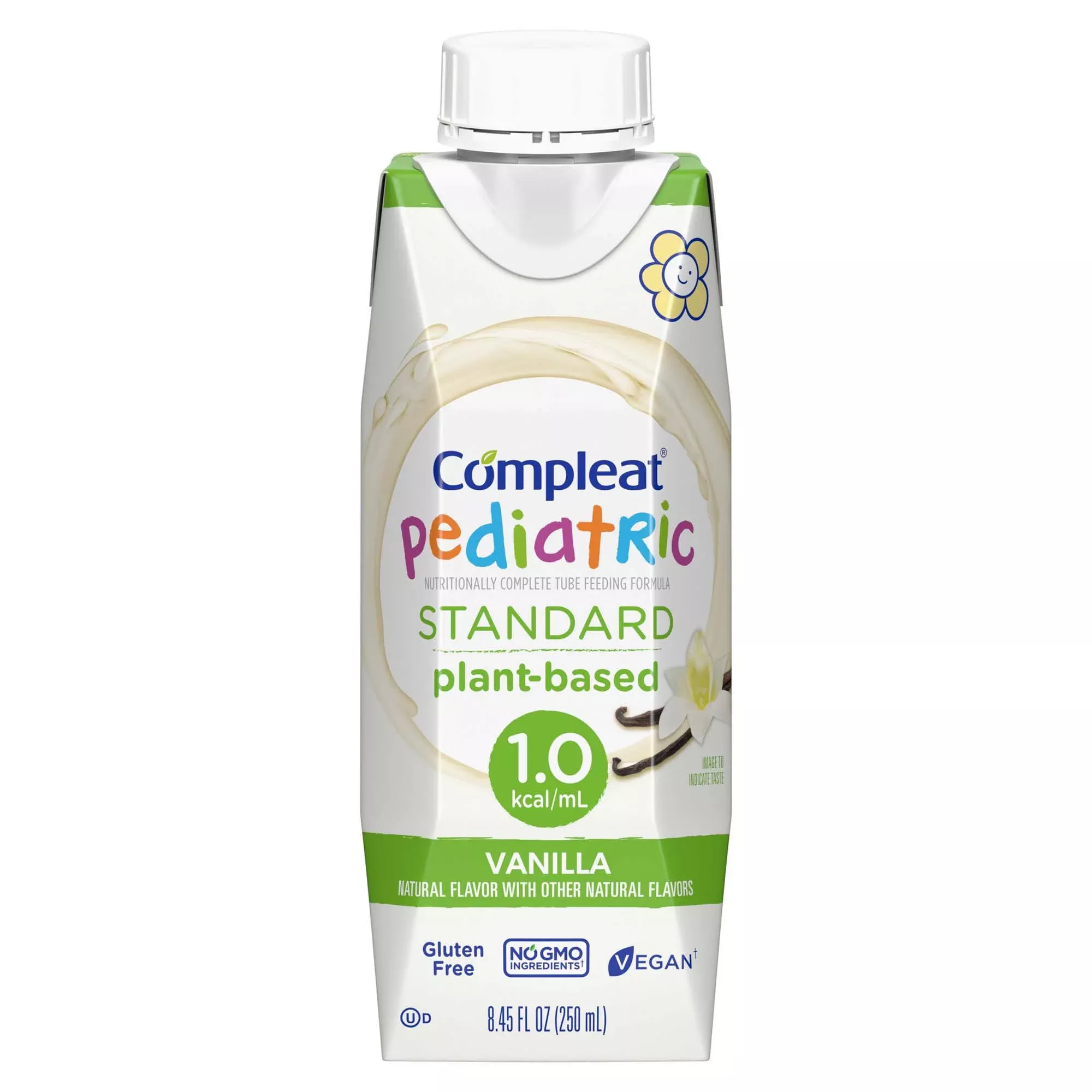 Compleat Pediatric Standard Plant-Based 1.0 Cal Tube Feed Formula, Vanilla