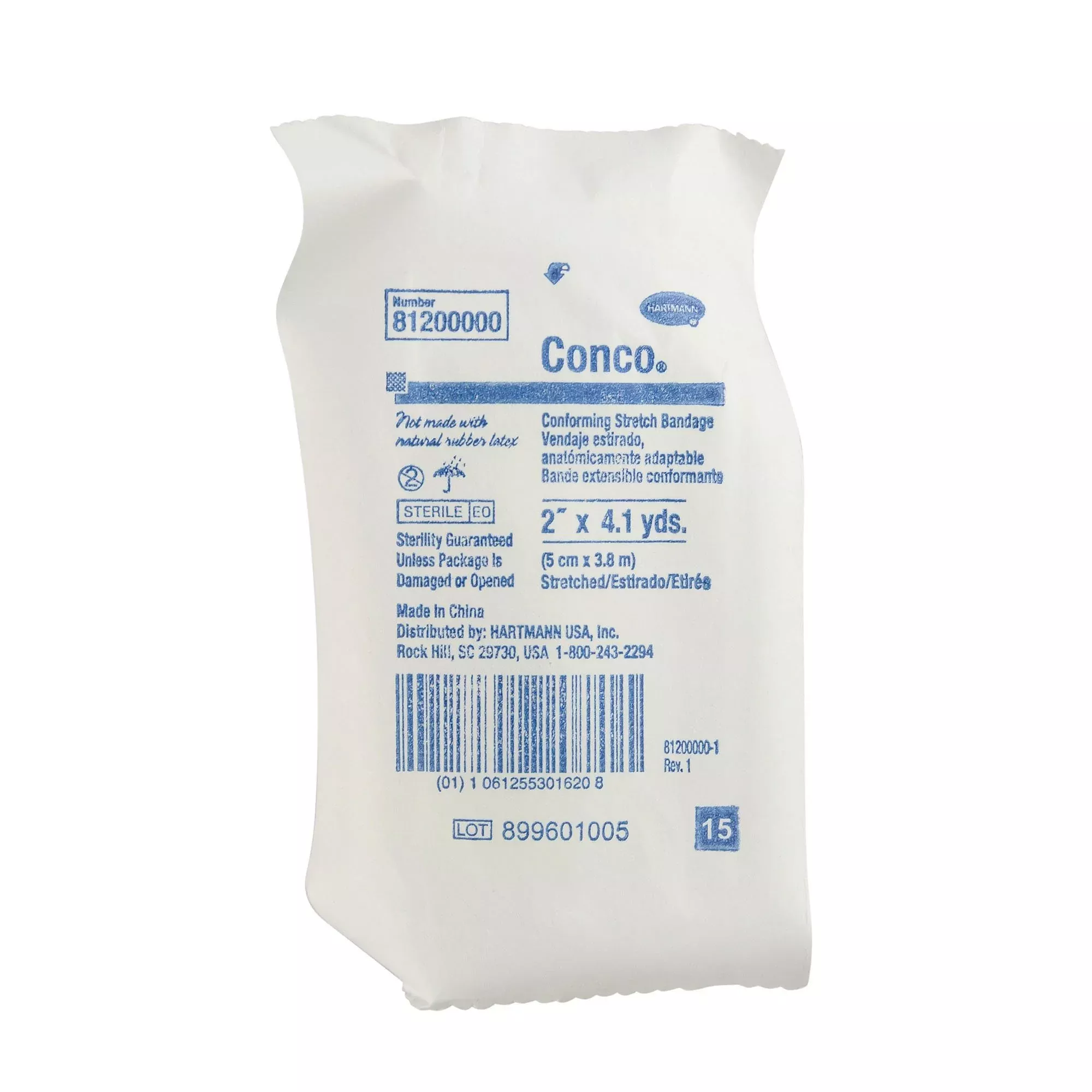 Conco Conforming Bandage, 2 Inch x 4-1/10 Yard, One-Ply