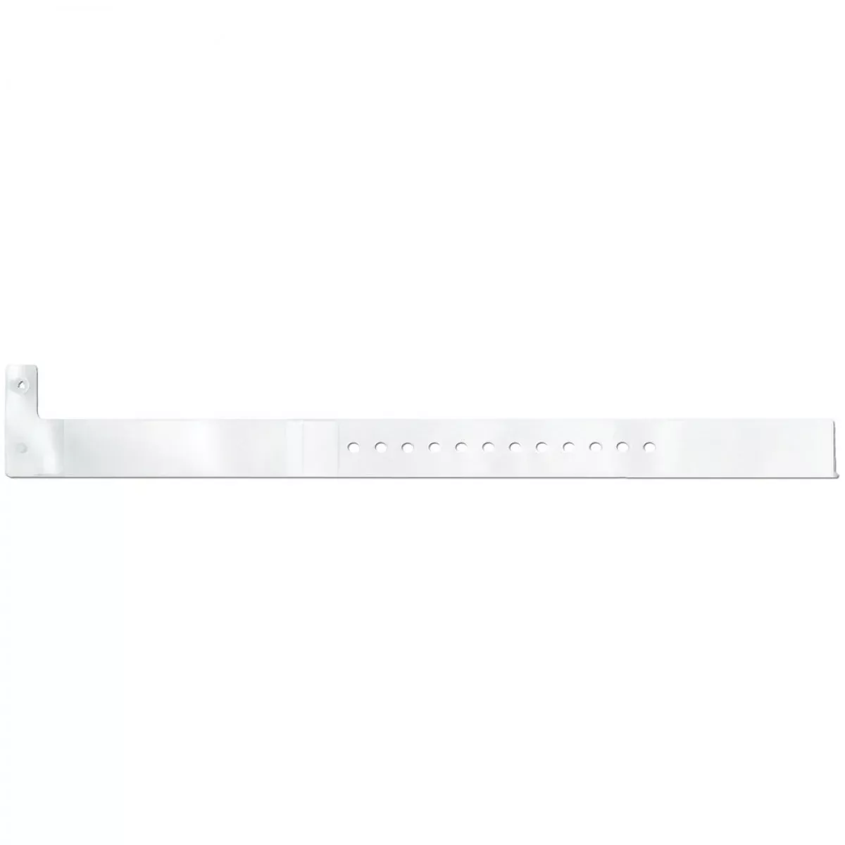 Conf-Id-Ent Insert Wristband Vinyl Narrow, Secure Seal Closure X Clear - 250 Per Case