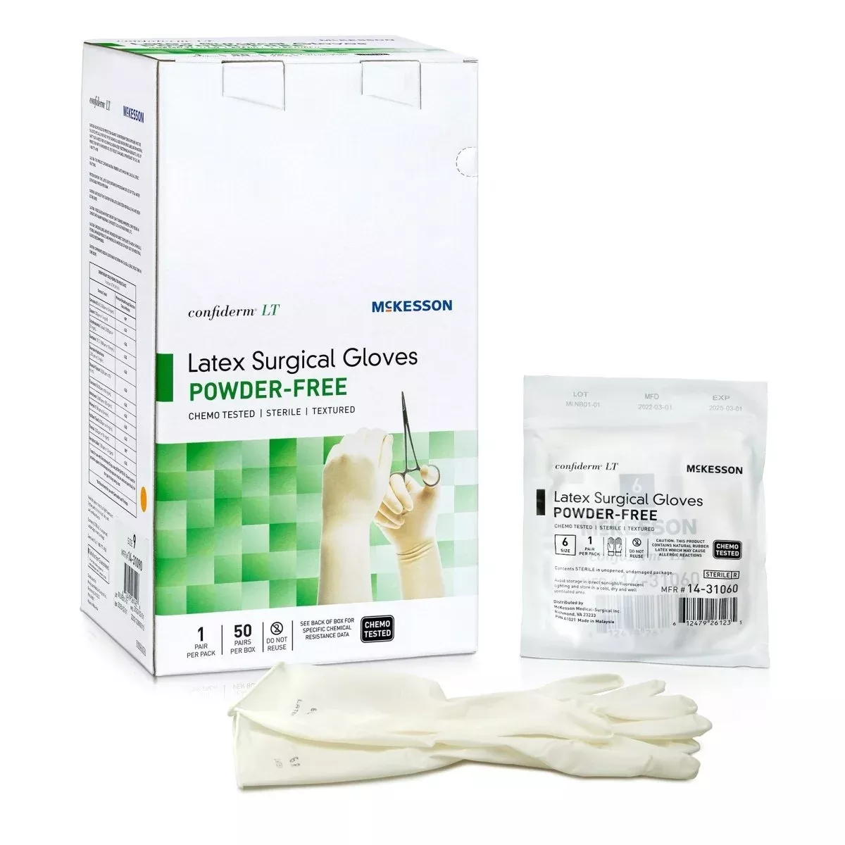 Confiderm LT Latex Surgical Gloves