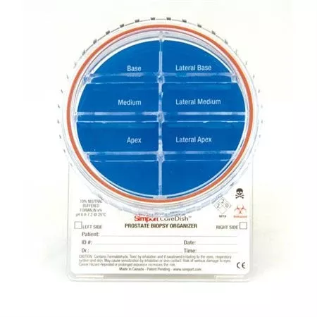 CoreDish 8-Place Prostate Biopsy Container CoreDish Prostate Biopsy Containers • 8 compartments ,10 / pk