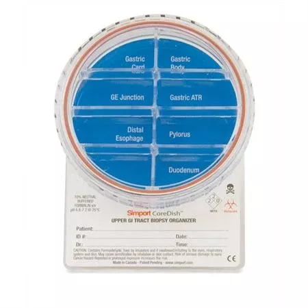 CoreDish Upper GI Tract Biopsy Container CoreDish Upper GI Tract Biopsy Containers ,10 / pk