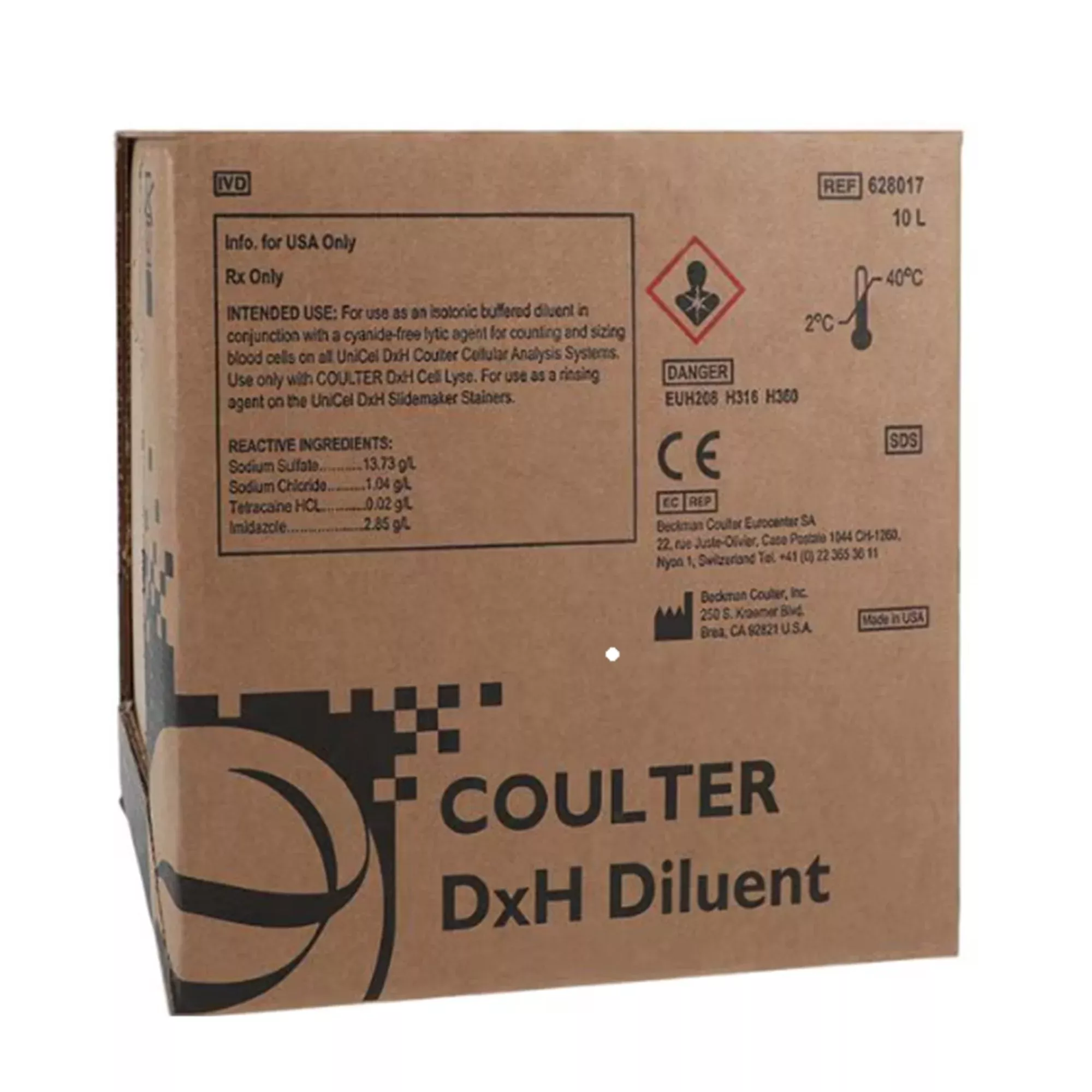 Coulter Dxh Reagent For Unicel Dxh 800 Coulter Cellular Analysis System