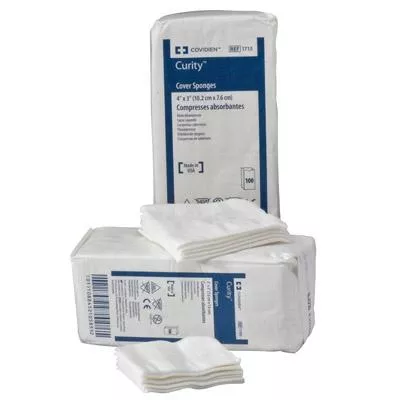 Curity Nonsterile Cover Sponge 3" x 3"