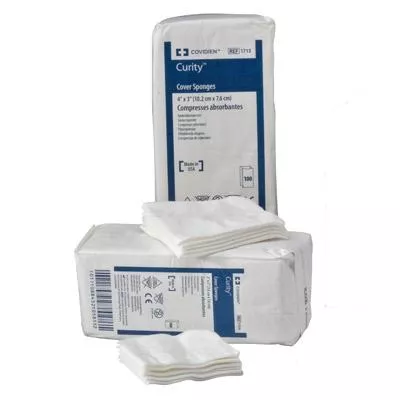 Curity Nonsterile Cover Sponge 3" x 4"