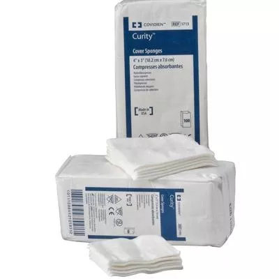 Curity Nonsterile Cover Sponge 4" x 4"