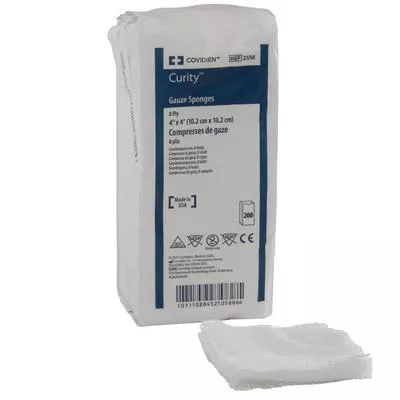 Curity Nonsterile Gauze Sponge 3" x 3"